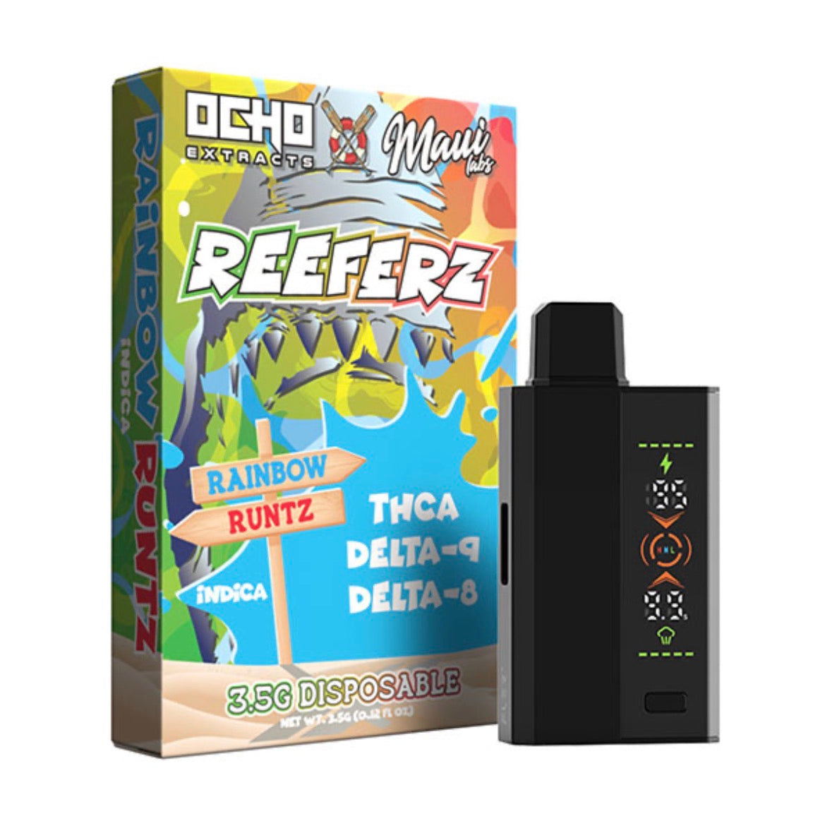 BOGO FREE!! Ocho Extracts x Maui Labs Reeferz Disposable | 3.5g